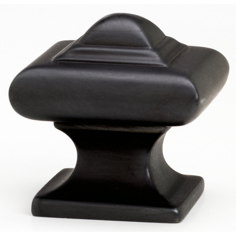 Square Knob, Bronze