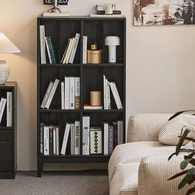 Bibliothèque légère de luxe noire tendance