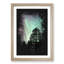 Northern Lights over the Forest - Picture Frame Graphic Art Print-56857125-56857124