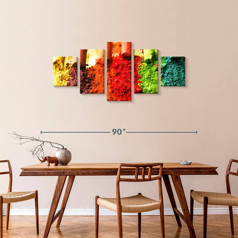 Crushed Chalks, 34" H x 74" W