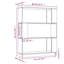 Ireka 101cm H x 80cm W Standard Bookcase-1240651212