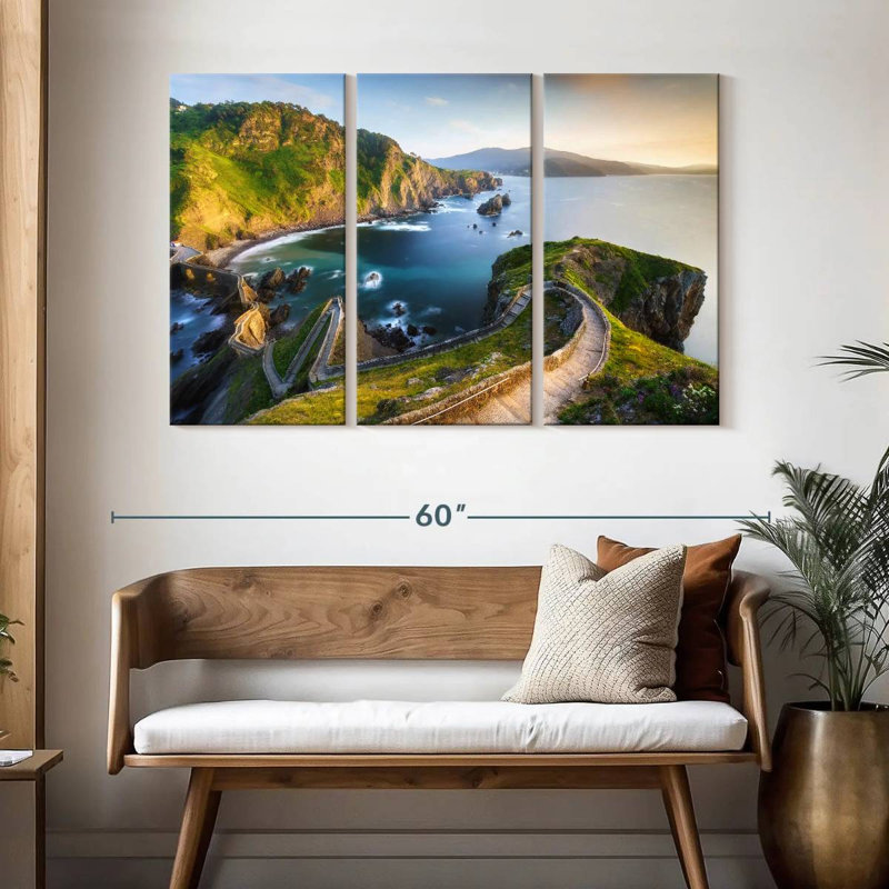Alvord Gaztelugatxe Stairs, H 32 po x l 50 po