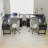 2-Set L-Shaped Computer Desk with Desk Monitor Stand and Side Storage Bag-805839047