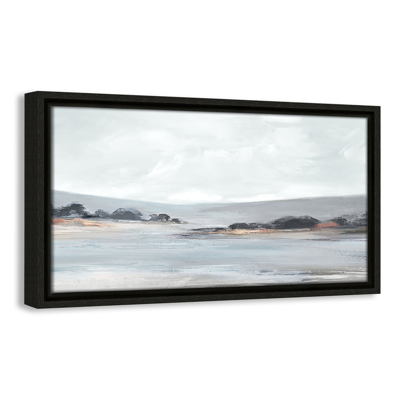 «Rolling Green Valleyys» - Version panoramique par Luna Mavis, Espresso, 9.5" H x 17.5" W
