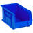  QUS240BL Ultra Stack & Hang Heavy Duty Part Organizer Blue Bins 15" L x 9" W x 7" H 12 Pack-96431490