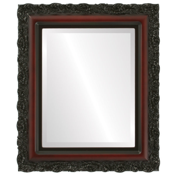 Miroir d'appoint Winegar, Bois de rose, 21 po x 17 po