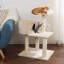  Tour à gratter pour chat PETMAker à 3 niveaux - Beige