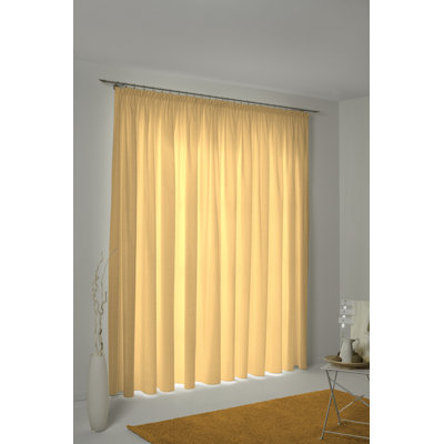 Salguero Pencil Pleat Opaque Curtain