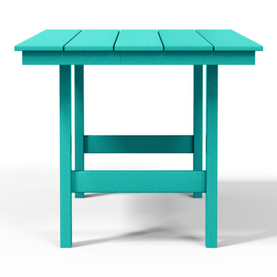 Table de salle à manger rectangulaire en plastique Joubert l 34 po x P 66 po