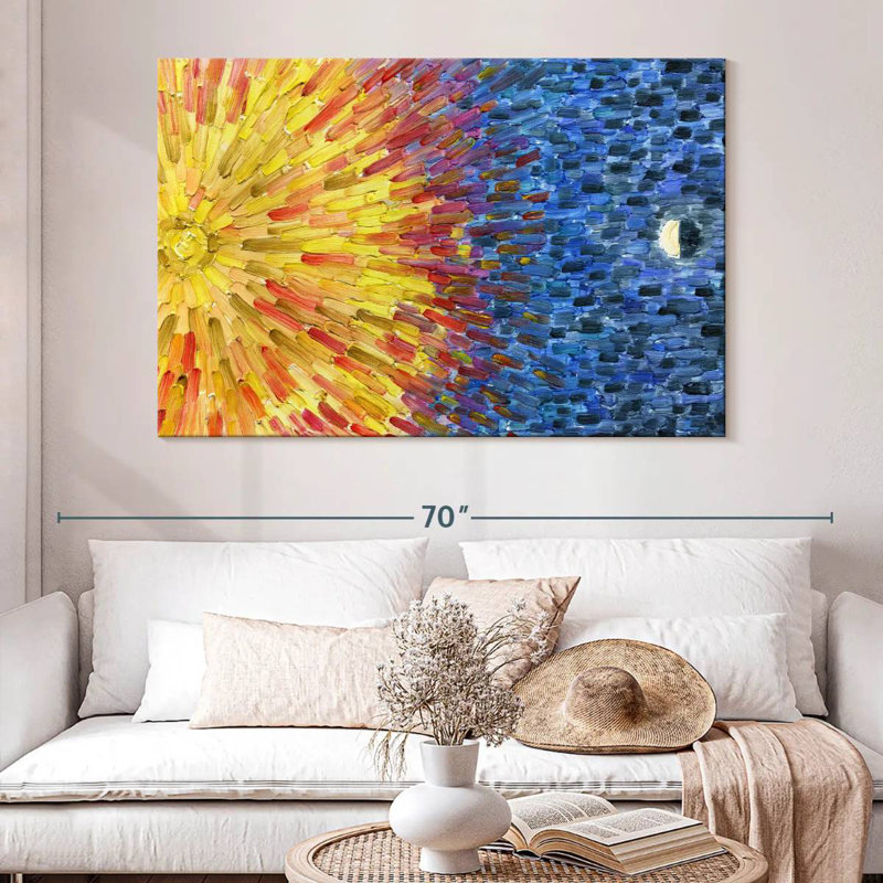 Oberle Moon Sun, 34" H x 51" W