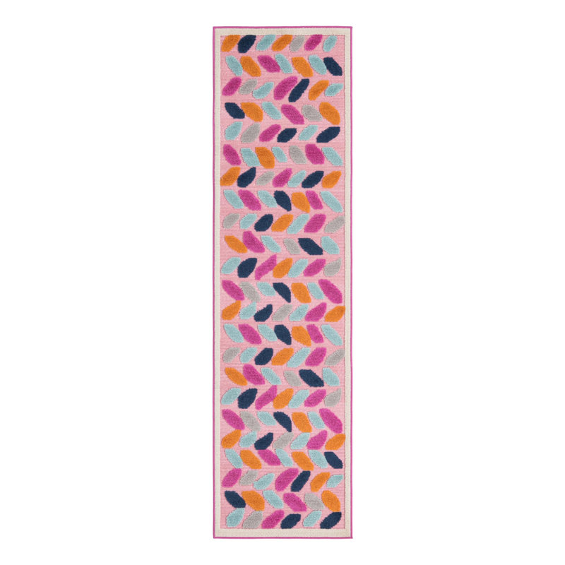 Chevron Indoor / Outdoor Rug, Runner 2' x 8'