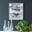 Toile encadrée de qualité supérieure Blue Memories II - prête à être accrochée-1125836736-1125836743