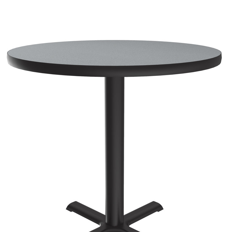 Table ronde pour salle de pause, Diamètre de 30 po, Granite