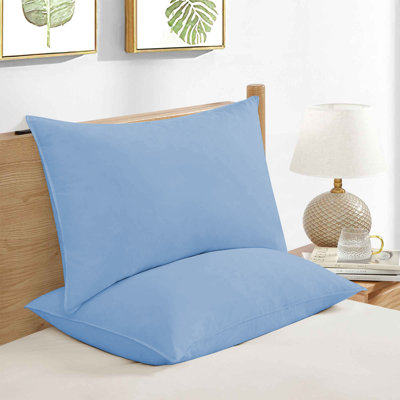 Brushed Microfiber Plain 100% Polyester Standard Size Pillowcase/Cover