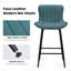 Ensemble de 2 tabourets de comptoir de 26 pouces, tabouret de bar moderne en similicuir, tabourets de bar à hauteur de comptoir, tabourets de bar à hauteur de comptoir pour îlot de cuisine-904104895