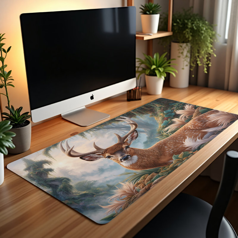 Polyester Desk Pad, 14.4x12.1
