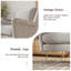 Chaise Mid-Century - Pieds en métal