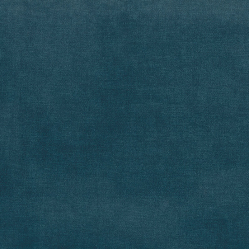 Fauteuil rembourré en velours avec base ronde, Velours bleu sarcelle