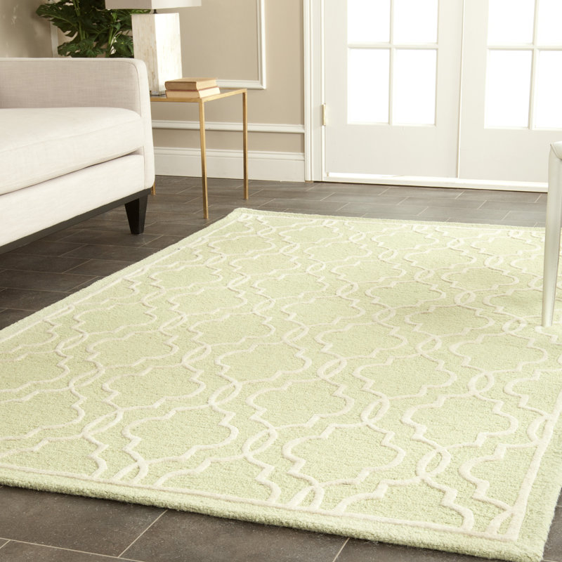 Malaki Geometric Wool Hand Woven 91cm X 152cm Area Rug