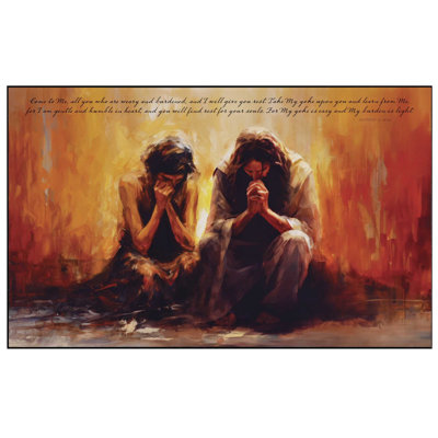 Wall Plaque Come To Me Matthew 11:28-30