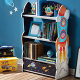 Fantasy Fields Outer Space Kids 3-Tier Bookshelf with Storage Drawer