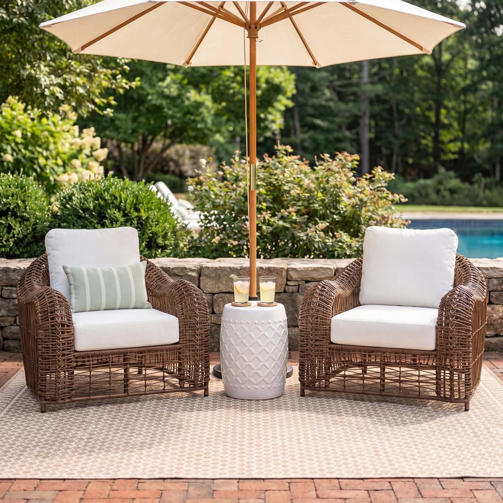 Alyshia "on The Vine" Patio Chair with Cushions