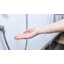12" Square Wall Mounted Rain Shower Head with Handheld Shower and Slide Bar-60220293