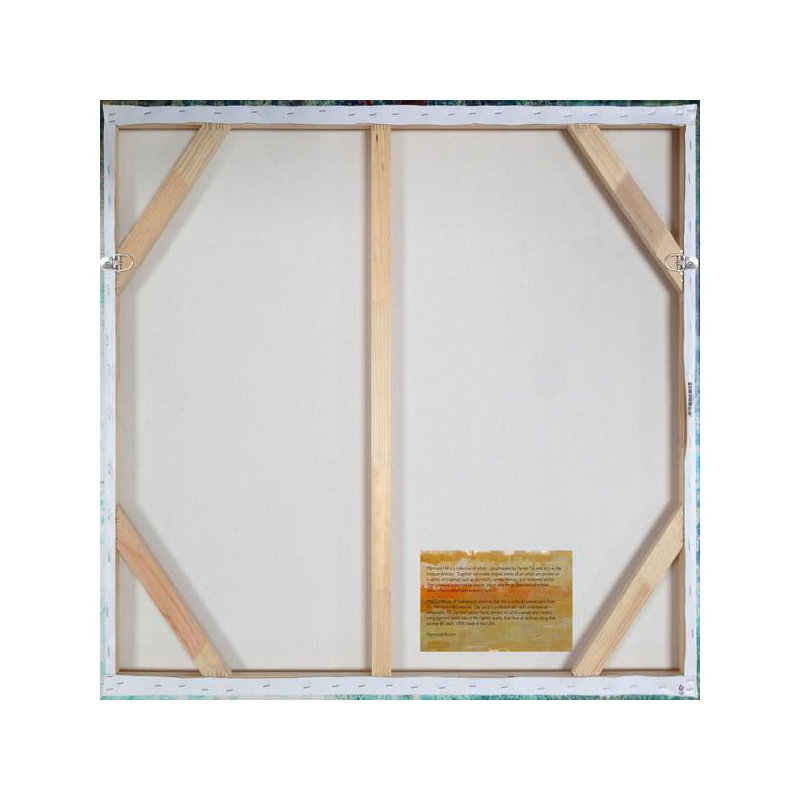 Evelia - Wrapped Canvas Painting, 45cm H x 45cm W