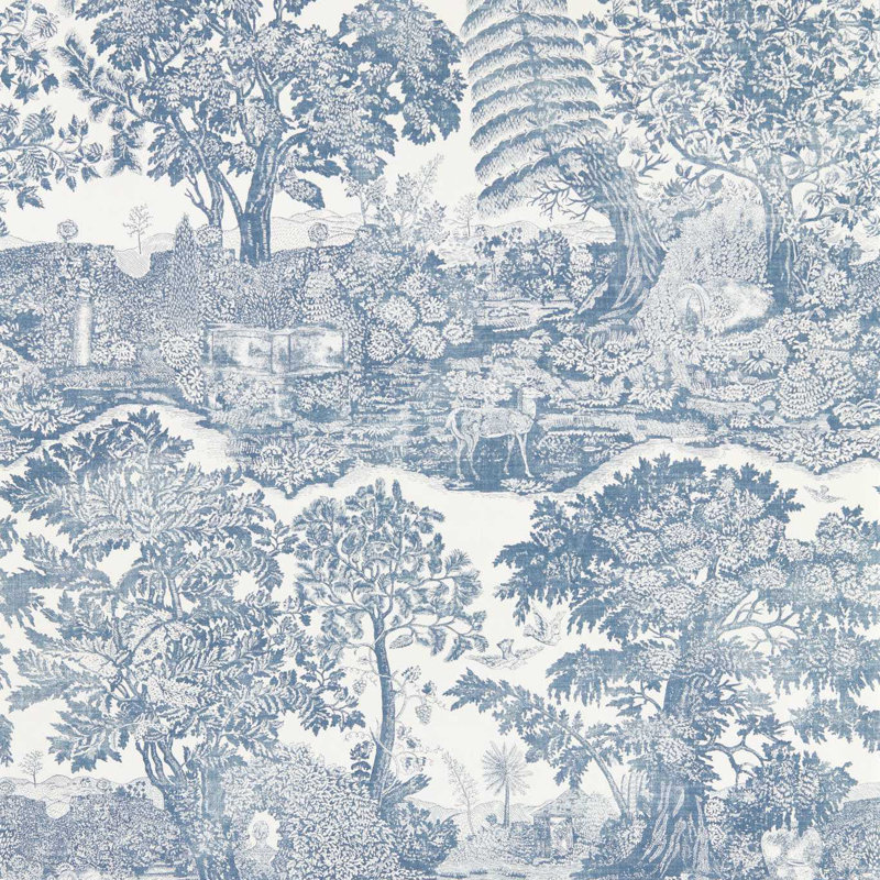 Highgrove Toile, Tetbury Blue