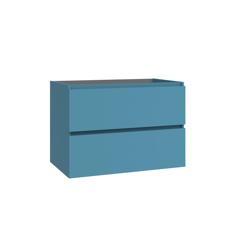 Meuble-lavabo mural simple 31,1 po Flora, Insulaire mat