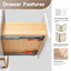 Meuble-lavabo simple 60 po avec plateau en pierre composite Cloverfield-105340476-93496120