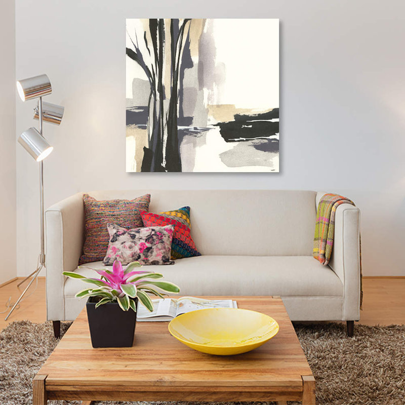 « placid i », impression sur toile, H 12 po x l 12 po x P 1,5 po, Toile tendue, Pas de tapis