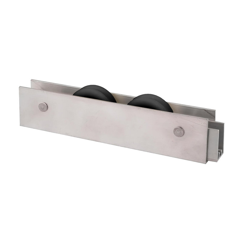 Rouleau de porte de patio en nylon noir tandem Brixwell 9-456