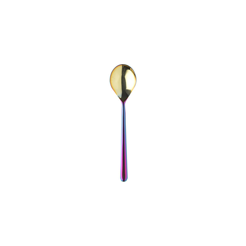 Linea Soup Spoon - 24 Pieces, Rainbow