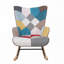 Chaise berçante avec repose-pieds-1131353831