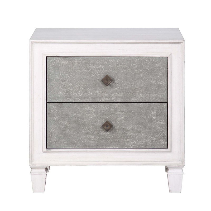 Table de chevet moderne 2 tiroirs 1Pc