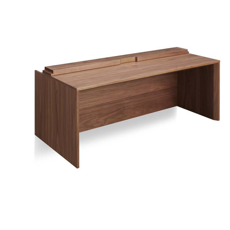 Wonder Wall 2.0 Solid Wood Desk, Walnut