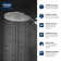 Rainshower™ Smartactive Multi Function Fixed Shower Head with SpeedClean Nozzles