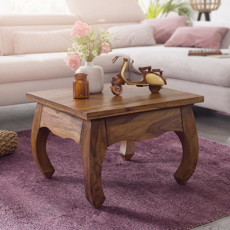 Lowall Solid Wood Four Leg Coffee Table