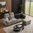 109" Modern 4 Seaters Sectional Sofa with Hidden Coffee Table and Large Storage Space-2076327689