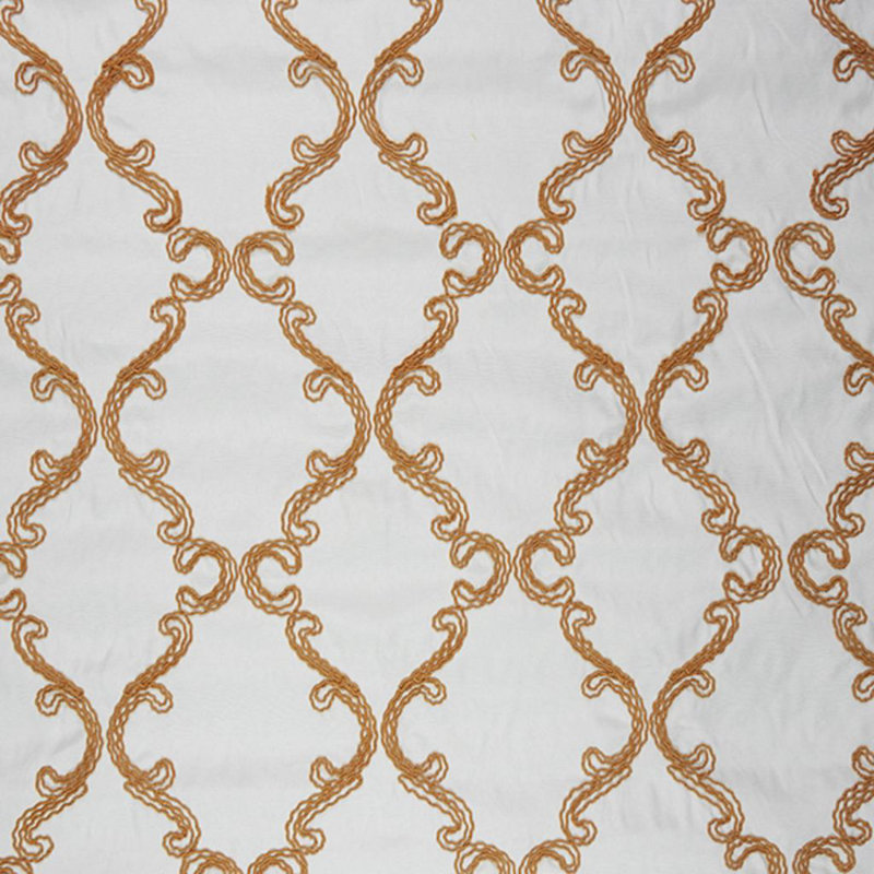 Wesco Curls and Swirls Fabric, Saffron