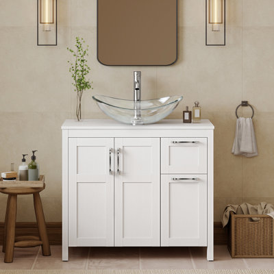 Ensemble de meuble-lavabo simple 36 po avec lavabo 36 po