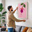 Fuchsia Bloom Botanical - Wrapped Canvas-1021578088-1021578110