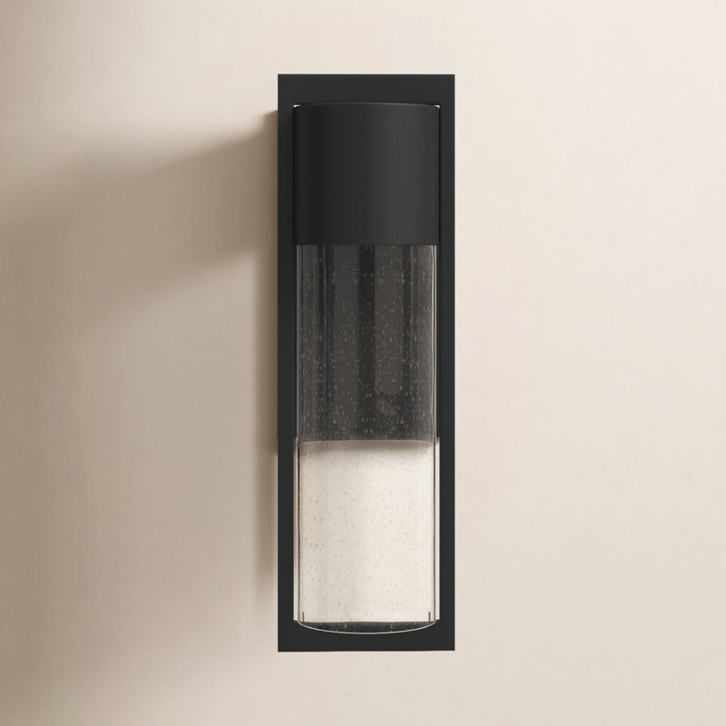 Dwell LED Outdoor Sconce, Black, Incandescent, Medium