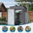 Outdoor Storage Cabinet with Lockable Door