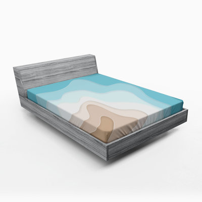 Microfiber Abstract Fitted Sheet