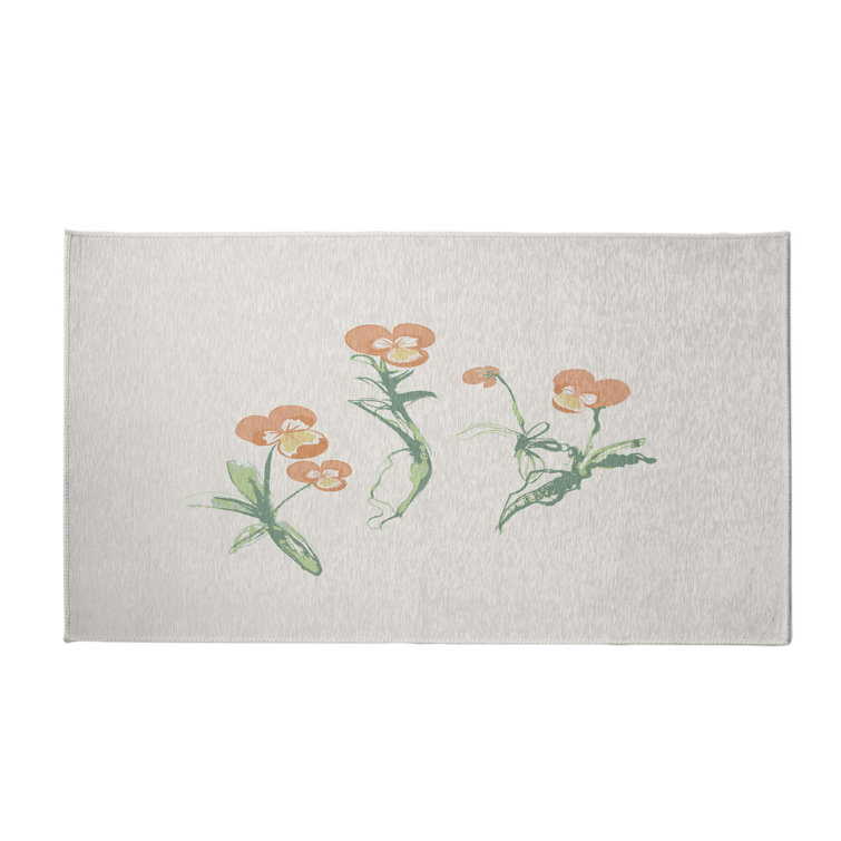 Alvordton Chenille Floral Indoor Rug