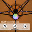 15 pi Double parasol solaire de patio-785967802