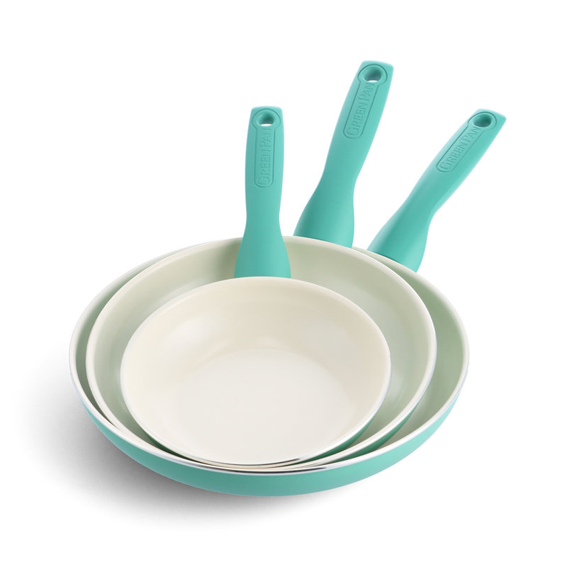 Poêle à frire en céramique antiadhésive 7 po 9,5 po et 11 po GreenPan Rio