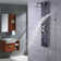 51" Multi-Function Pressure Balanced Rainfall Shower Panel System